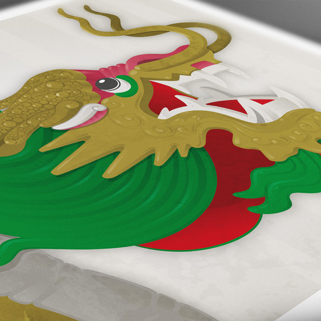 chinese dragon poster