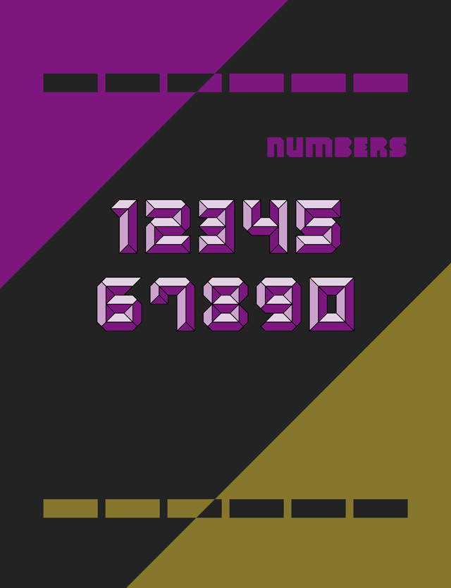 ROTM Font Numbers